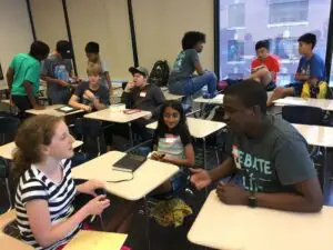 Day 1 of the Middle School Manhattan Debate Institute!