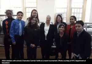 Shout outs to MS 50 and the NYCDOE’s Middle School Quality Initiative for bringing debate to schools!