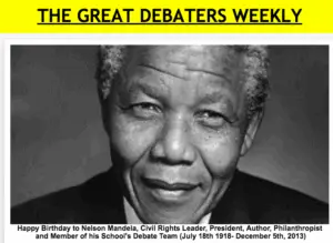 NYC Debate League Weekly Newsletter (7/30/17)
