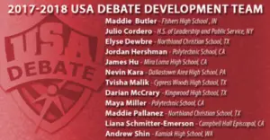 NYCUDL Debater Julio Cordero is selected for the USA National Debate Team! 