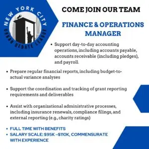 We’re Hiring: Finance & Operations Manager