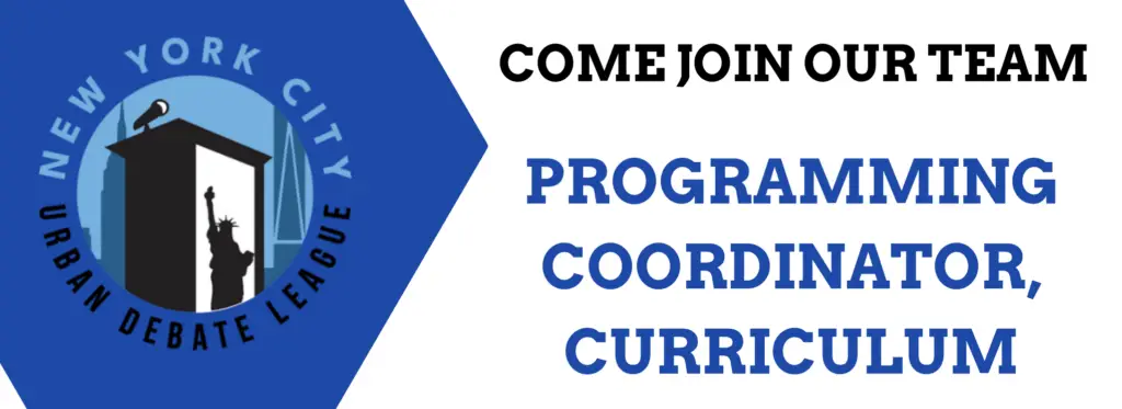 We’re Hiring: Coordinator, Programming: Curriculum, Professional Learning & Dream Team