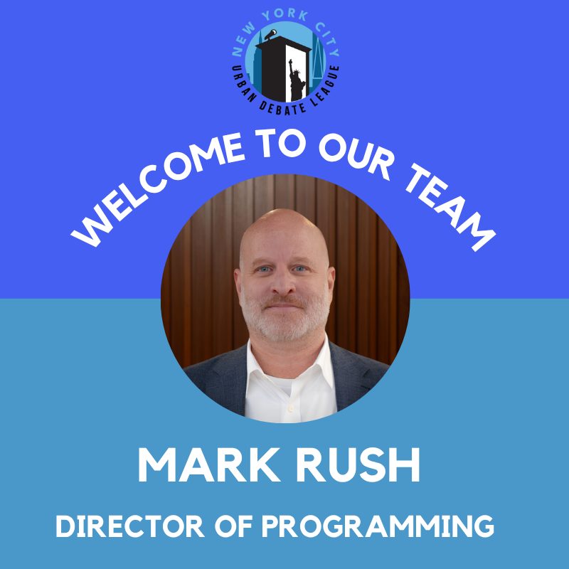 Welcome, Mark Rush!