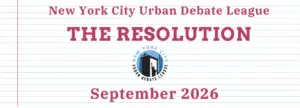 The Resolution: September 2026